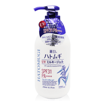 HATOMUGI UV Milky Gel SPF31/PA+++ - Sữa dưỡng thể chống nắng, trắng da image 0