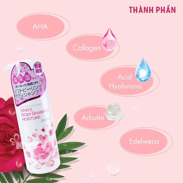 MANIS White Body Shampoo Moisture - Sữa tắm dưỡng ẩm trắng da image 2