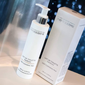 PHYSIODERMIE Deep Cleansing Milk - Sữa tẩy trang rửa mặt 3 trong 1 image 1