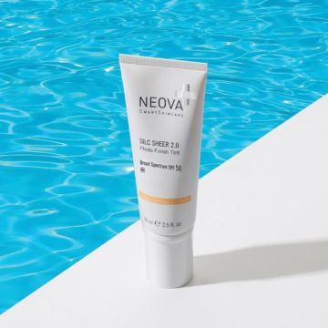 NEOVA Silc Sheer 2.0 Photo Finish Tint SPF40 - Kem chống nắng DNA chống lão hoá & ung thư da image 4