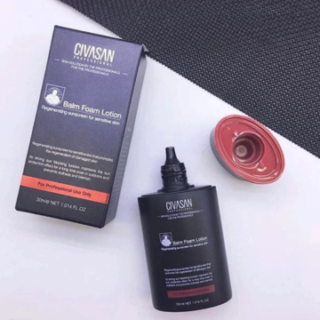 CIVASAN Balm Foam Lotion SPF35 - Lotion chống nắng phục hồi da tổn thương, che khuyết điểm, lót makeup image 1
