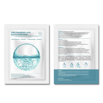 Pure Hyaluronic Acid Biocellulose Mask - Mặt nạ làm sáng & săn chắc da image 1