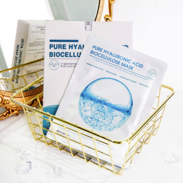 Pure Hyaluronic Acid Biocellulose Mask - Mặt nạ làm sáng & săn chắc da image 4