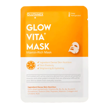 GLUTANEX Glow Vita Mask - Mặt nạ dưỡng ẩm, dưỡng sáng & căng bóng image 0