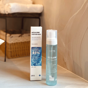 SANTE Azulene Soother Mist - Xịt khoáng làm dịu, giữ ẩm & căng mọng image 4
