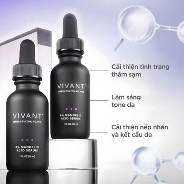 VIVANT 8% Mandelic Acid 3-in-1 Serum - Serum trị mụn, chống lão hoá, cải thiện nền da & sắc tố image 1