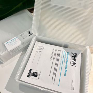 CIVASAN Calmar Embossing Sheet - Mặt nạ phục hồi, dưỡng ẩm & săn chắc da image 2