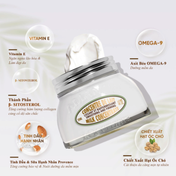 L’OCCITANE Almond Duo Milk Concentrate & Eco-refill - Bộ sữa dưỡng thể image 4