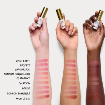 Violette_FR Sheer Matte Lipstick Bisou Balm - Son lì dưỡng môi (Rose Latte) image 7