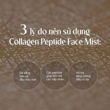 EARTHNIQ Collagen Peptide Face Mist - Xịt khoáng dưỡng ẩm và làm săn chắc da (50ml) image 3