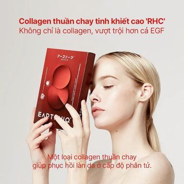EARTHNIQ Collagen Radiance Mask Film - Mặt Nạ Dưỡng Ẩm Và Phục Hồi Cho Làn Da Săn Chắc, Mịn Màng image 4
