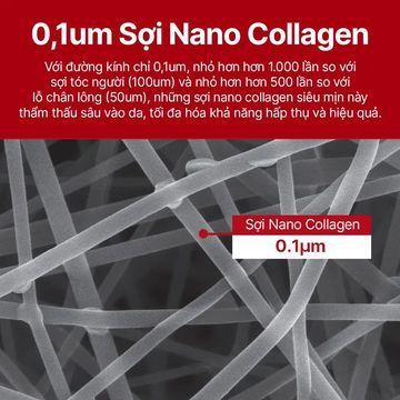 EARTHNIQ Collagen 99 - Màng Collagen Nano Cho Làn Da Căng Bóng & Săn Chắc (Bạc Đỏ) image 4