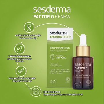 Sesderma FACTOR G RENEW Facial Serum - Tinh chất phục hồi và tái tạo da chuyên sâu image 2