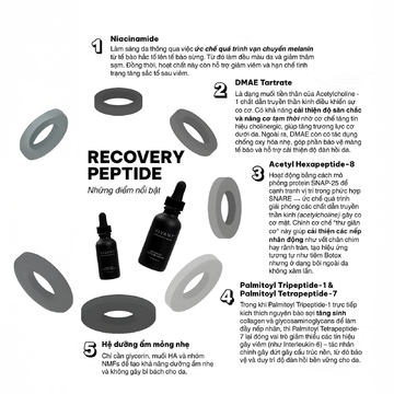 Vivant Skincare Recovery Peptide Serum - Tinh chất cấp ẩm phục hồi và săn chắc da image 4