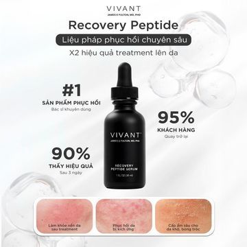 Vivant Skincare Recovery Peptide Serum - Tinh chất cấp ẩm phục hồi và săn chắc da image 3