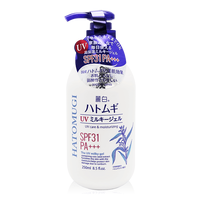 HATOMUGI UV Milky Gel SPF31/PA+++ - Sữa dưỡng thể chống nắng, trắng da
