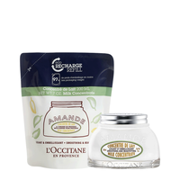 L’OCCITANE Almond Duo Milk Concentrate & Eco-refill - Bộ sữa dưỡng thể
