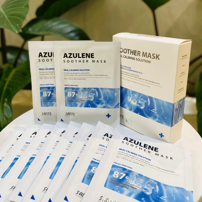 SANTE Azulene Soother Mist - Xịt khoáng làm dịu, giữ ẩm & căng mọng SANTE Azulene Soother Mist - Xịt khoáng làm dịu, giữ ẩm & căng mọng